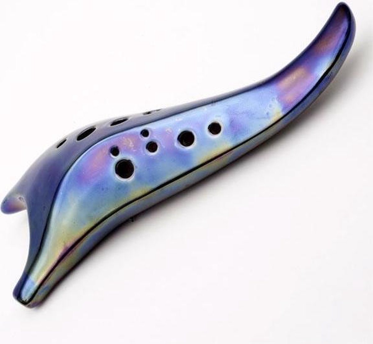 Ocarina 12 Trous AFUNTA - Céramique Alto C - Sangle Cou + Support Main + Sac - Cadeau Musique