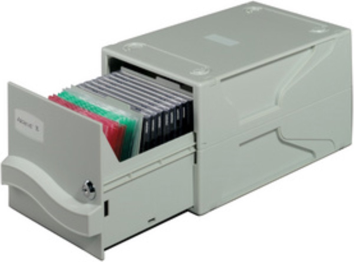 Durable Multimedia box l 195x165x325mm grau