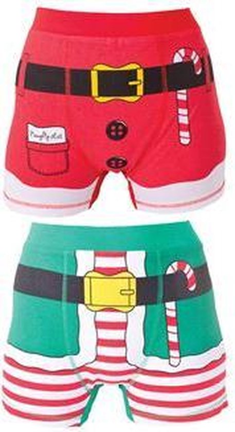 Kerstmis boxershort, Kerstman ondergoed, maat M | bol.com