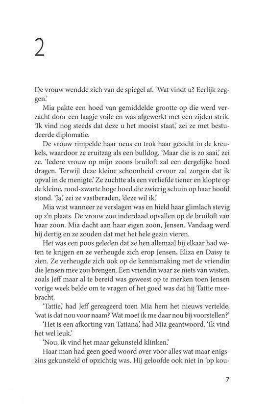 Pagina met tekst uit het boek 'Een huis vol vrienden'.