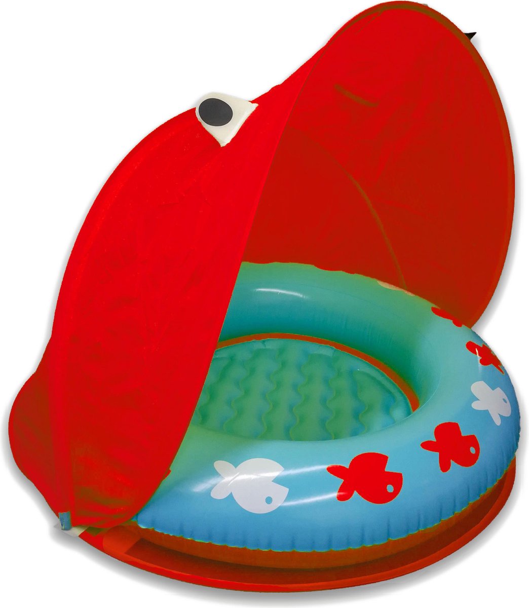 Opblaasbaar Rood Buiten Baby zwembadje Zonnebescherming Opbergzak – Vanaf | bol.com