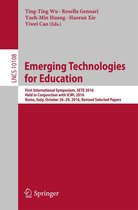 Lecture Notes in Computer Science 10108 - Emerging Technologies for Education