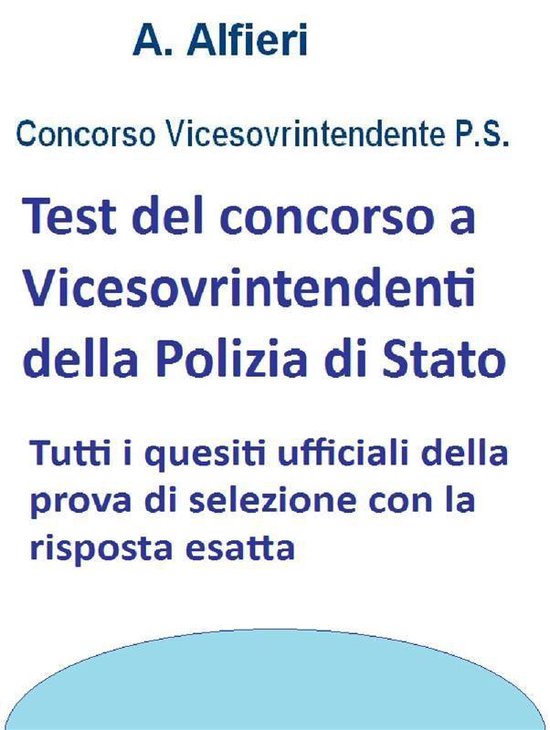 Test concorso vicesovrintendente ps - quiz ufficiali con ris ... - cover