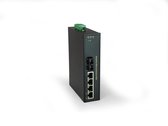 LevelOne IFP-0503 Unmanaged Fast Ethernet (10/100) Zwart Power over Ethernet (PoE)