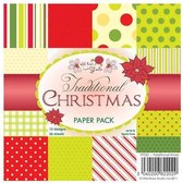 Wild Rose Studios 6x6 Paper Pack Traditional Xmas 36 Vel