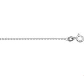 Huiscollectie Collier Witgoud Anker Geslepen 1,1 mm 41 - 43 - 45 cm