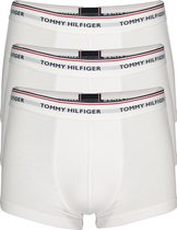 Tommy Hilfiger low rise trunk (3-pack) - lage heren boxers kort - wit -  Maat: S