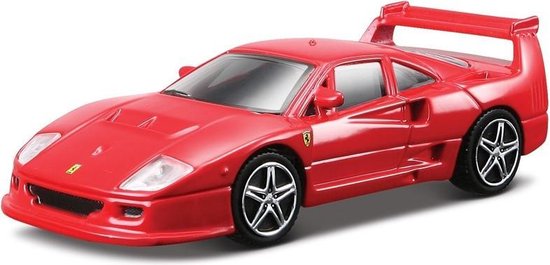 Modelauto Ferrari F40 Competizione 1987 rood 10 cm schaal 1:43 - speelgoed  auto... | bol.com