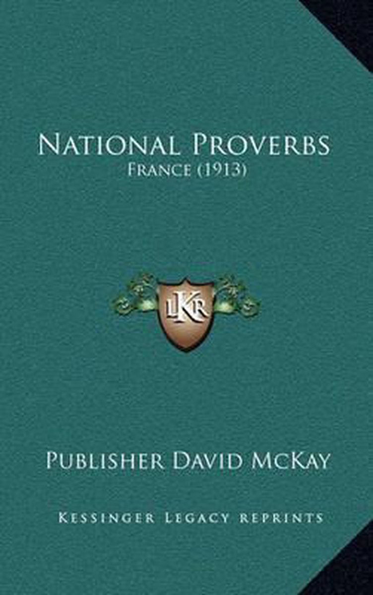National Proverbs van Publisher David Mckay