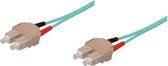 Alcasa 15m SC/SC Glasvezel kabel OM3 Blauw