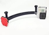 Helm houder met gebogen arm (GoPro Hero 1, 2, 3 en 4 / SJ4000 / Denver) Helmet Extension Arm