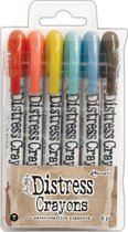 Ranger Tim Holtz Distress crayons set van 6 (TDBK51770)