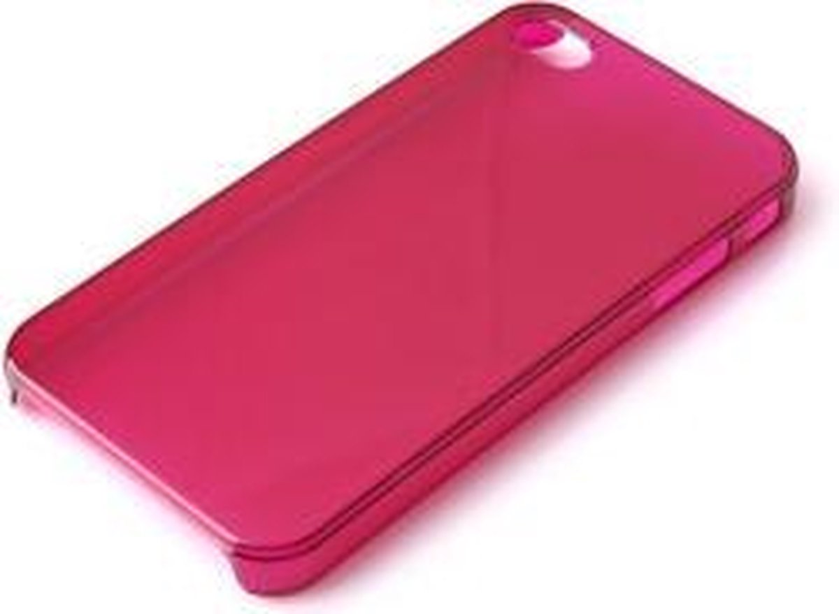 Crystal Hard Case Transparant Roze voor Apple iPhone 4/4S