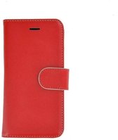 Samsung Galaxy S8 Plus hoesje - Bookcase - Portemonnee Hoes Echt leer Wallet case Effen Rood