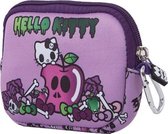 Pixie Crew Tasje Met Siliconenpaneel Hello Kitty 15 Cm Paars