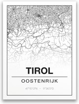Poster/plattegrond TIROL - A4
