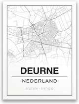 Poster/plattegrond DEURNE - A4