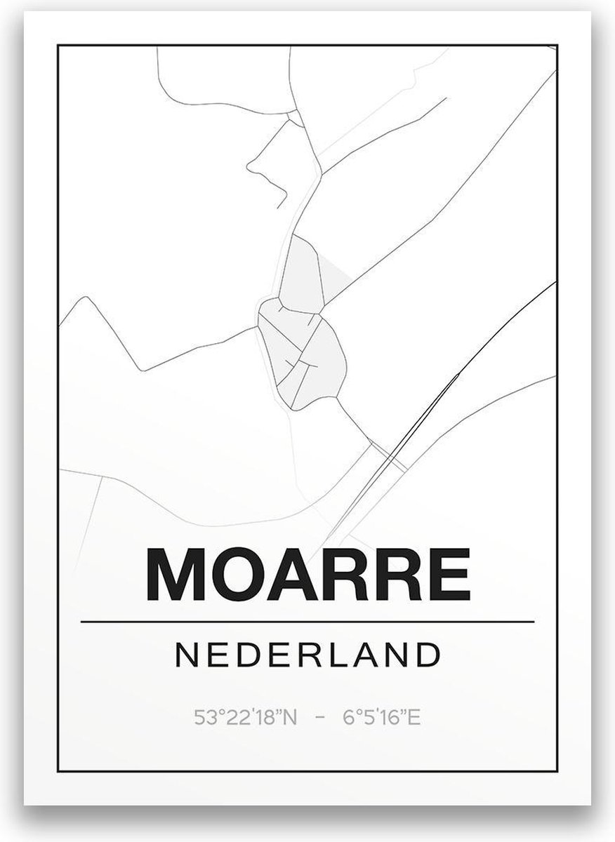 Poster/plattegrond MOARRE - A4