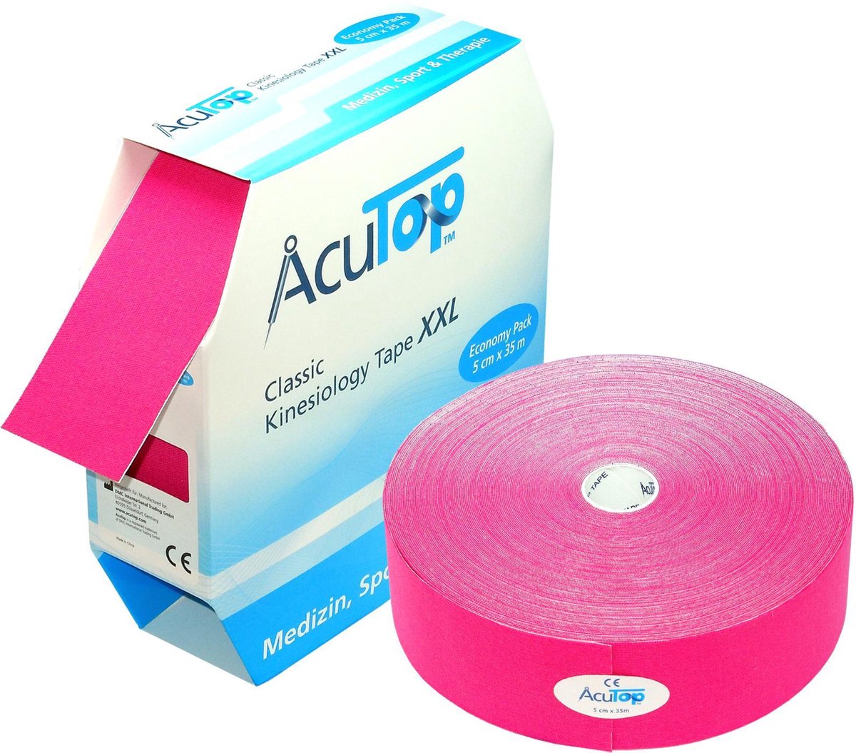 AcuTop - Classic Kinesiologie tape - Roze - 5 cm x 35 meter