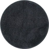 Karpet Banton - Zwart - 80 cm Rond