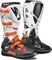 Sidi Crossfire 3 Orange Fluo Black White Motorcycle Boots 46