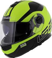 LS2 FF325 Strobe Zone systeemhelm - Motorhelm - Fluor geel - Maat S