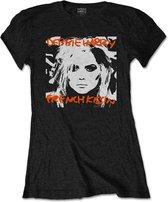 Blondie Dames Tshirt -S- French Kissin' Zwart