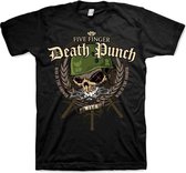 Five Finger Death Punch Heren Tshirt -S- War Head Zwart