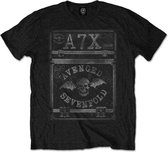 Avenged Sevenfold Heren Tshirt -S- Flightcase Zwart