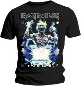 Iron Maiden Heren Tshirt -L- Speed Of Light Zwart