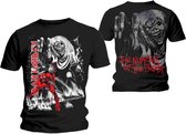 Iron Maiden - Number Of The Beast Jumbo Heren T-shirt - S - Zwart