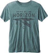 Bring Me The Horizon Heren Tshirt -XS- Wound Turquoise