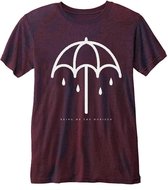 Bring Me The Horizon Heren Tshirt -XL- Umbrella Rood/Bordeaux rood