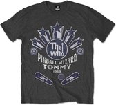 The Who Heren Tshirt -M- Pinball Wizard Flippers Grijs