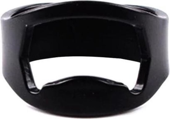 Bieropener Ring - Verschillende kleuren | Kleur: Zwart