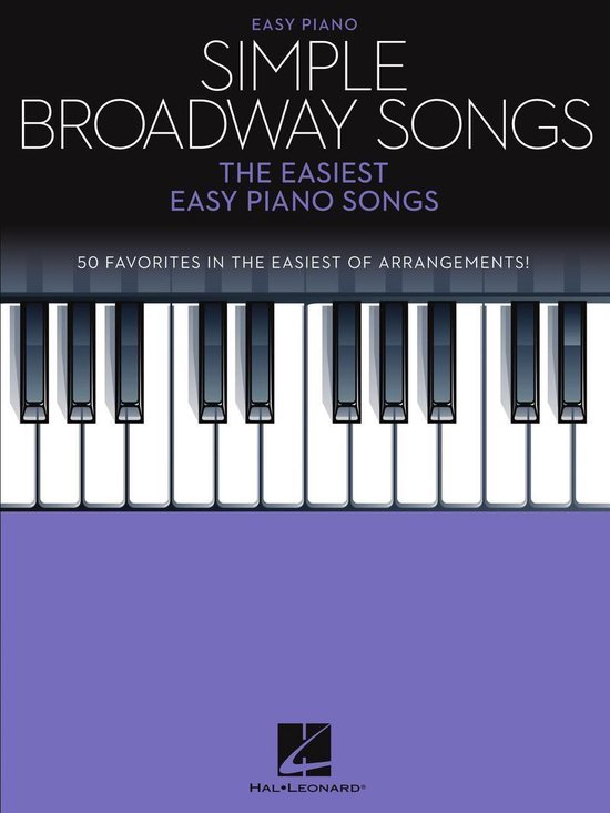 Simple Broadway Songs - The Easiest Easy Piano Songbook - cover