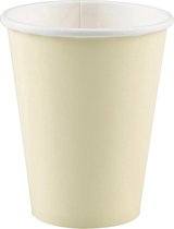 Feestbekers Creme 266 ml 20 Stuks
