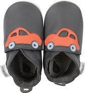 Bobux babyslofjes grey orange racing car - maat 20