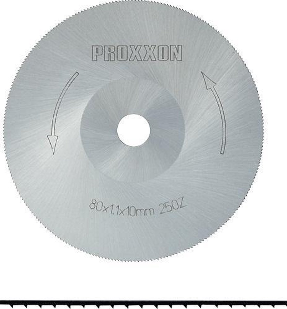 Proxxon - Cirkelzaagblad Hss Ø 80 Mm Asgat 10 Mm 1,1 Mm (Pr28730) - modelbouwsets, hobbybouwspeelgoed voor kinderen, modelverf en accessoires