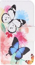 iPhone 11 Hoesje - Wallet Case Gekleurde Vlinders  - Shop4