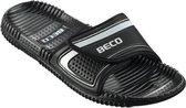 Beco Badslippers Met Klittenband Zwart Unisex Maat 37