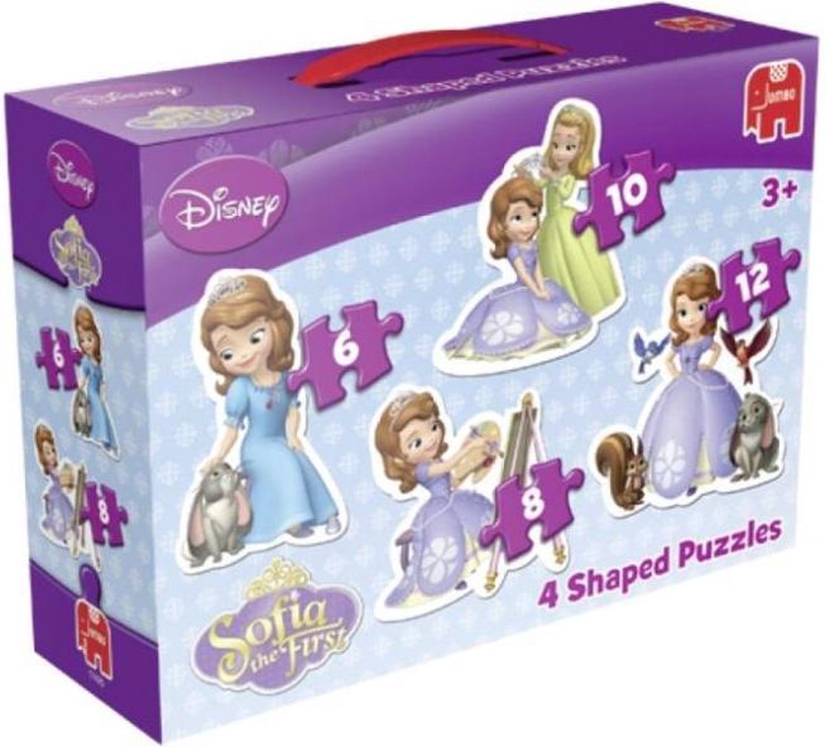Jumbo Disney Sofia het Prinsesje 4 In 1 - Puzzel - 6,8,10 en 12 stukjes ...
