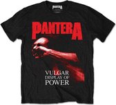 Pantera Heren Tshirt -M- Red Vulgar Zwart