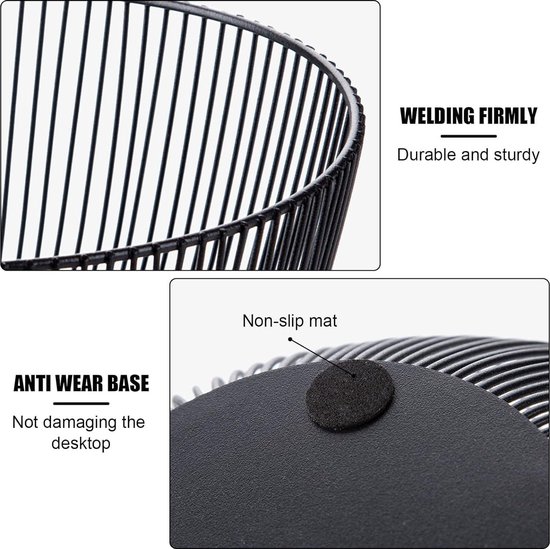 Relaxdays fruitschaal etagère - 3 laags - fruitmand - metaal - etagère voor fruit - staand