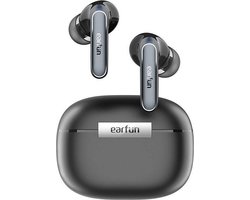 Earfun Air 2 - Écouteurs sans fil - Audio Hi résolution - Décodage LDAC - Bluetooth 5.3 - Transducteurs dynamiques en laine composite 10 mm - 4 microphones - 40 heures d'autonomie - Étanchéité IPX7 avec technologie SweatShield™ - Mode jeu