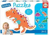 Kinderpuzzel Educa Dinosaurus 5 Onderdelen
