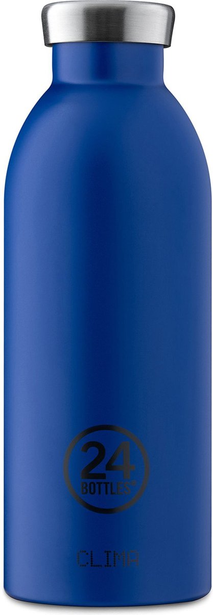 24 Bottles - Clima Bottle 0,5 L - Stone Finish - Gold Blue (24B553)