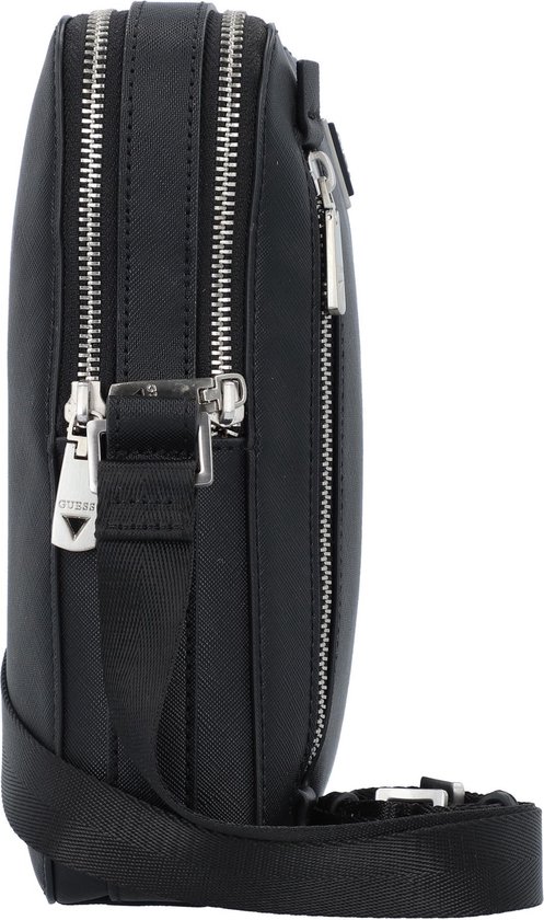 Borsa A Tracolla GUESS Torino Double Zip XBody Con Cerniera Verticale – Dark Black