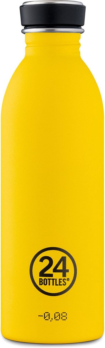 24 Bottles - Urban Bottle 0,5 L - Stone Finish - Taxi Yellow (24B714)