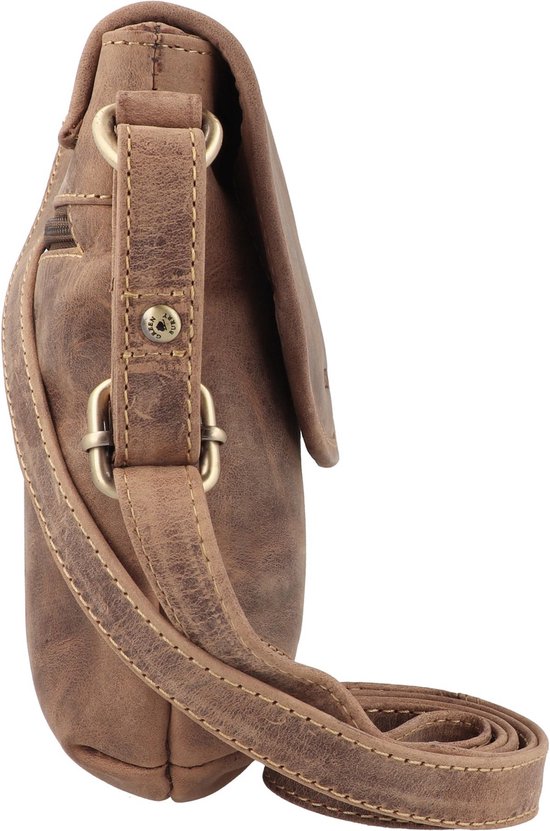 Leren Schoudertas Overslagtas Small - Barneys Leather